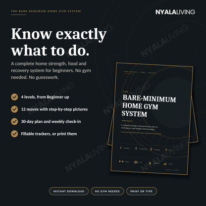 Nyala Living's Bare-Minimum Home Gym System™