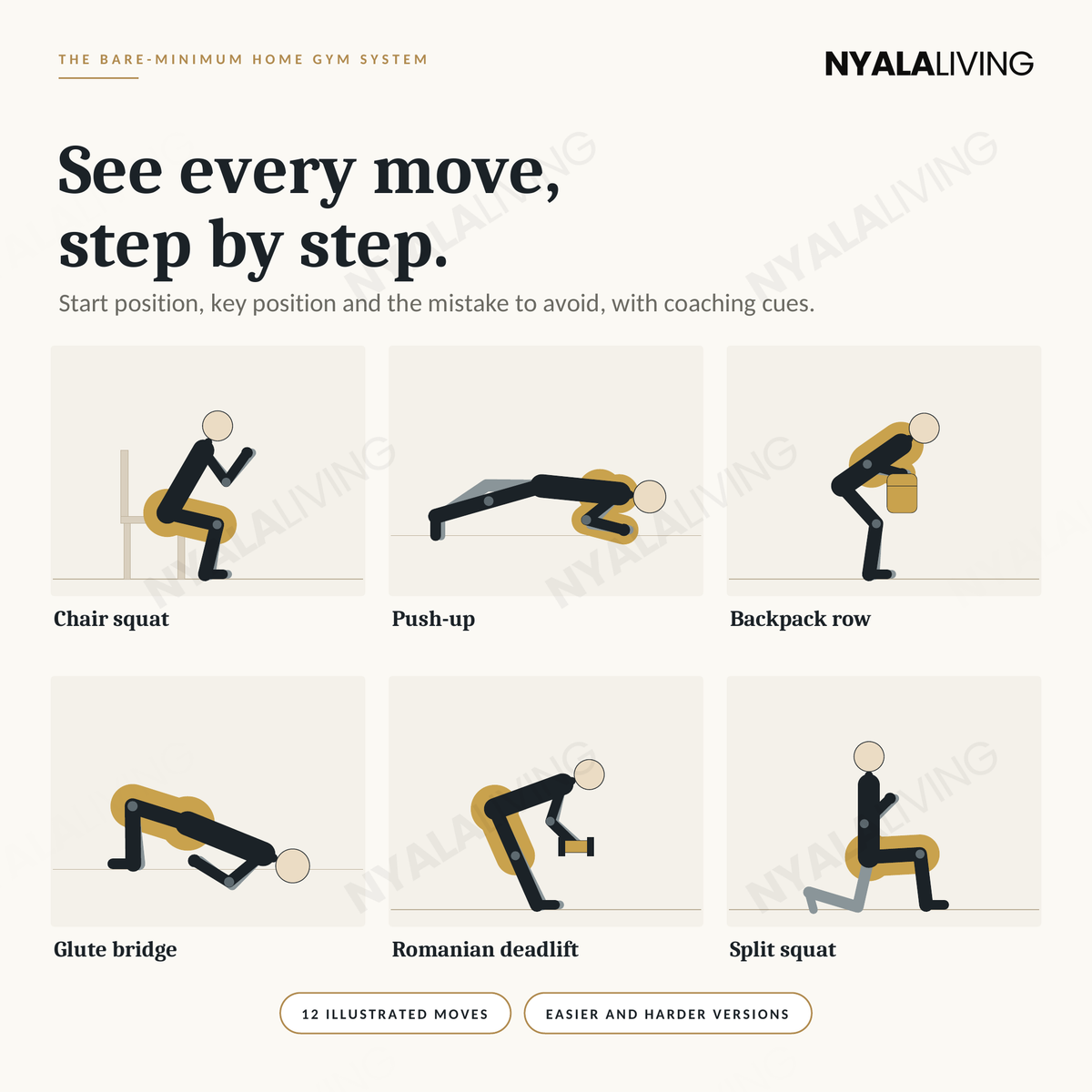 Nyala Living's Bare-Minimum Home Gym System™