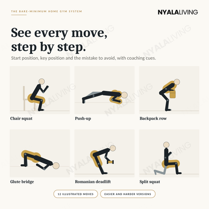 Nyala Living's Bare-Minimum Home Gym System™