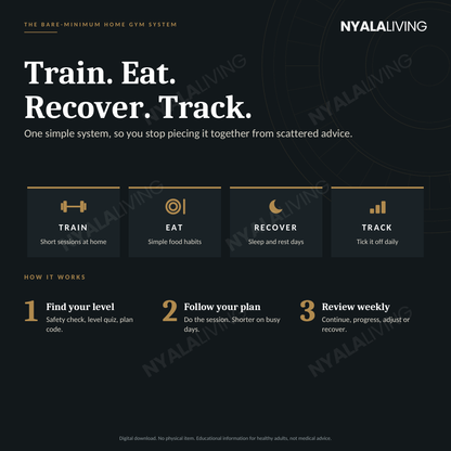 Nyala Living's Bare-Minimum Home Gym System™